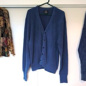 vintage Jantzen Blue Men's Sweater xl